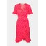 ONLY ONLOLIVIA WRAP DRESS Sukienka letnia mars red ON321C1RR-G11