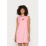 Tommy Jeans BADGE TANK DRESS Sukienka z dżerseju fresh pink TOB21C072-J11