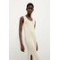 Massimo Dutti Długa sukienka beige M3I21C0KT-B11
