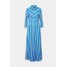 YAS YASSAVANNA LONG SHIRT DRESS Długa sukienka palace blue Y0121C1T0-K11