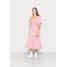 Monki Sukienka letnia pink solid MOQ21C0C0-J11