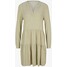 TOM TAILOR Sukienka letnia olive white stripe TO221C0NQ-N11