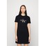 Calvin Klein Jeans MONOGRAM DRESS Sukienka z dżerseju black C1821C09O-Q11