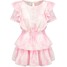 LoveShackFancy Sukienka LOVESHACKFANCY NATASHA LD194263H-island-pink-hand-dye