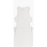 Cropp Biała sukienka z wycięciami 6867N-00X