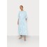 Marc O'Polo DENIM DRESS HIGH NECK PUFF SLEEVES Sukienka letnia multi/misty maze OP521C06D-K11