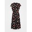 Lauren Ralph Lauren FLORAL STRETCH JERSEY DRESS Sukienka z dżerseju black/red/multi L4221C1BO-Q11