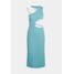 The Ragged Priest SLICK DRESS Sukienka z dżerseju blue THJ21C03W-K11