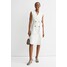 H&M Sukienka żakietowa bez rękawów 0968800002 Biały