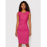 Rinascimento Sukienka codzienna CFC0107575003 Różowy Slim Fit