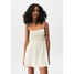 PULL&BEAR STRAPPY WITH CUT OUT DETAIL Sukienka letnia beige PUC21C0TN-B11