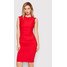 Rinascimento Sukienka koktajlowa CFC0107575003 Czerwony Slim Fit