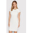 Rinascimento Sukienka koktajlowa CFC0107887003 Biały Slim Fit
