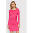 Rinascimento Sukienka koktajlowa CFC0018416002 Różowy Slim Fit