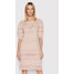 Rinascimento Sukienka dzianinowa CFM0010716003 Różowy Regular Fit