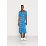 Marks & Spencer TEA DRESS Sukienka z dżerseju blue mix QM421C09U-K11