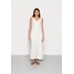 Marc O'Polo DRESS RELAXED TANK STYLE V-NECK SLITS Długa sukienka cotton white MA321C0PH-A11