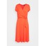 Lauren Ralph Lauren KARLEE SHORT SLEEVE DAY DRESS Sukienka z dżerseju tomato L4221C1F9-G11