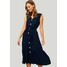 Greenpoint Sukienka letnia navy blue G0Y21C013-K11
