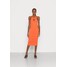 Gina Tricot IRIS DRESS Sukienka letnia mandarin red GID21C085-H11