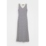 Lauren Ralph Lauren STRIPED SLEEVELESS DRESS Sukienka z dżerseju french navy/mascarpone cream L4221C1E8-K11