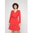 Lauren Ralph Lauren LONG-SLEEVE JERSEY DRESS Sukienka letnia hyannis port orange L4221C1D2-H11