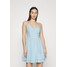 Hollister Co. BARE SHORT DRESS Sukienka letnia light blue H0421C03X-M11