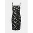 Even&Odd Petite Sukienka letnia black/multi-coloured EVF21C02Z-Q11