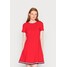 Tommy Hilfiger ANGELA F&F SHORT DRESS Sukienka letnia primary red TO121C0KN-G11