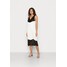 AllSaints CELESTE LACE DRESS Sukienka letnia black/artic white A0Q21C0HA-A11