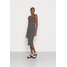 Hollister Co. BARE KNIT MIDI DRESS Sukienka z dżerseju black ground white floral H0421C04S-Q11