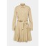 Polo Ralph Lauren COTTON BROADCLOTH SHIRTDRESS Sukienka koszulowa vintage khaki PO221C08B-N11