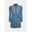 ONLY Petite ONLJULES PUFF SLEEVES DRESS Sukienka jeansowa medium blue denim OP421C0D9-K11
