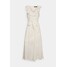 Lauren Ralph Lauren COTTON EYELET SLEEVELESS DRESS Sukienka letnia mascarpone cream L4221C1D1-A11