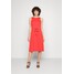 Lauren Ralph Lauren SLEEVELESS JERSEY DRESS Sukienka z dżerseju hyannis port orange L4221C1ED-H11