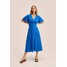 Mango Długa sukienka blue M9121C5NG-K11