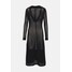 Pinko GUIPUZCOA DRESS Sukienka dzianinowa black P6921C0C5-Q11