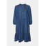 More & More DRESS SHORT Sukienka letnia middle blue denim M5821C0N9-K11