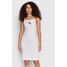 Calvin Klein Swimwear Sukienka plażowa Ck One KW0KW01783 Biały Regular Fit