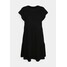 GAP TIERED DRESS Sukienka z dżerseju true black GP021C0KR-Q11