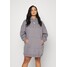 Calvin Klein Jeans Plus TONES HOODIE DRESS Sukienka letnia fossil grey C2Q21C00H-C11