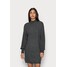 Vero Moda VMLEFILE HIGHNECK DRESS Sukienka dzianinowa medium grey melange VE121C31B-C11