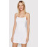 Brave Soul Sukienka letnia LDRJ-149INES Biały Slim Fit