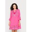YAS CHELLA TUNIC DRESS Sukienka letnia fandango pink Y0121C1VQ-J11