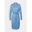 VILA TALL VIBISTA BELT DRESS Sukienka jeansowa medium blue denim V0A21C00C-K12