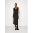 Calvin Klein TECHNICAL MAXI TANK DRESS Sukienka dzianinowa black 6CA21C05W-Q11