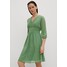comma MIT FALTEN DETAIL Sukienka letnia bright green CO121C19N-M11
