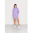 Tommy Jeans LOGO REPEAT HOODIE DRESS Sukienka letnia violet viola TOB21C06J-I11