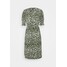 Pieces PCMIKELA WRAP DRESS Sukienka letnia deep lichen green PE321C14V-N11