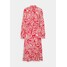 Lauren Ralph Lauren PAISLEY GEORGETTE LONG-SLEEVE DRESS Sukienka letnia lipstick red/cream L4221C1BZ-G11
